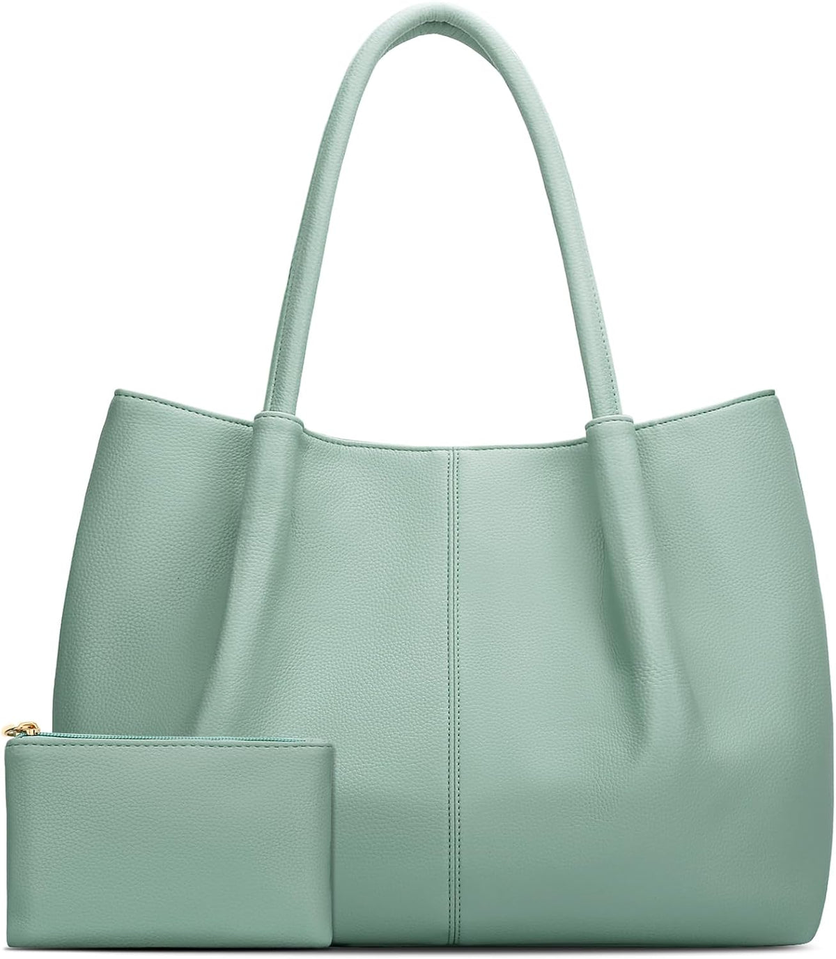 KKXIU Bolso de mano para mujer, bolso de hombro de cuero vegano, bo...