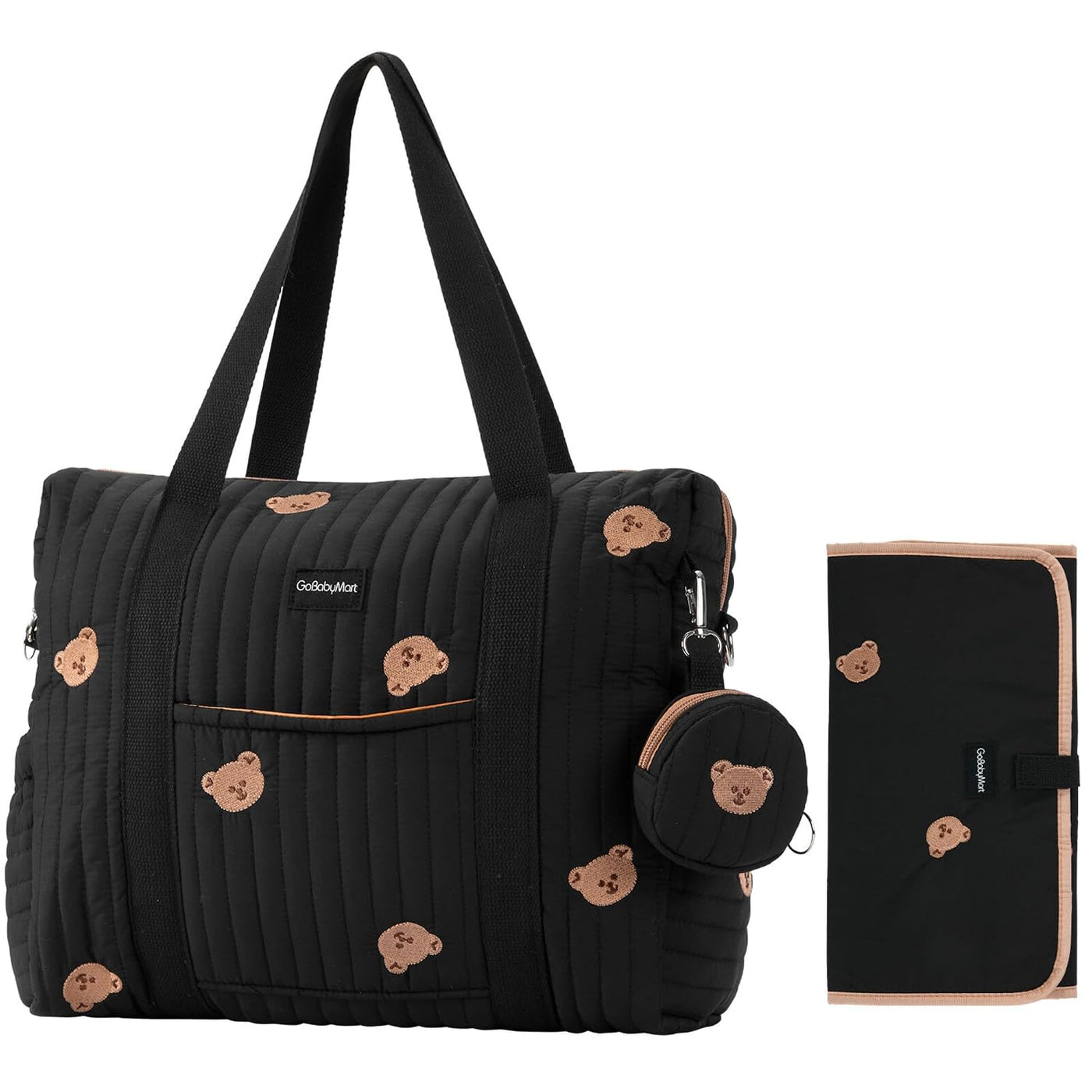 GOBABYMART Set de 3 bolsas de pañales, bolsa hospital para parto y...