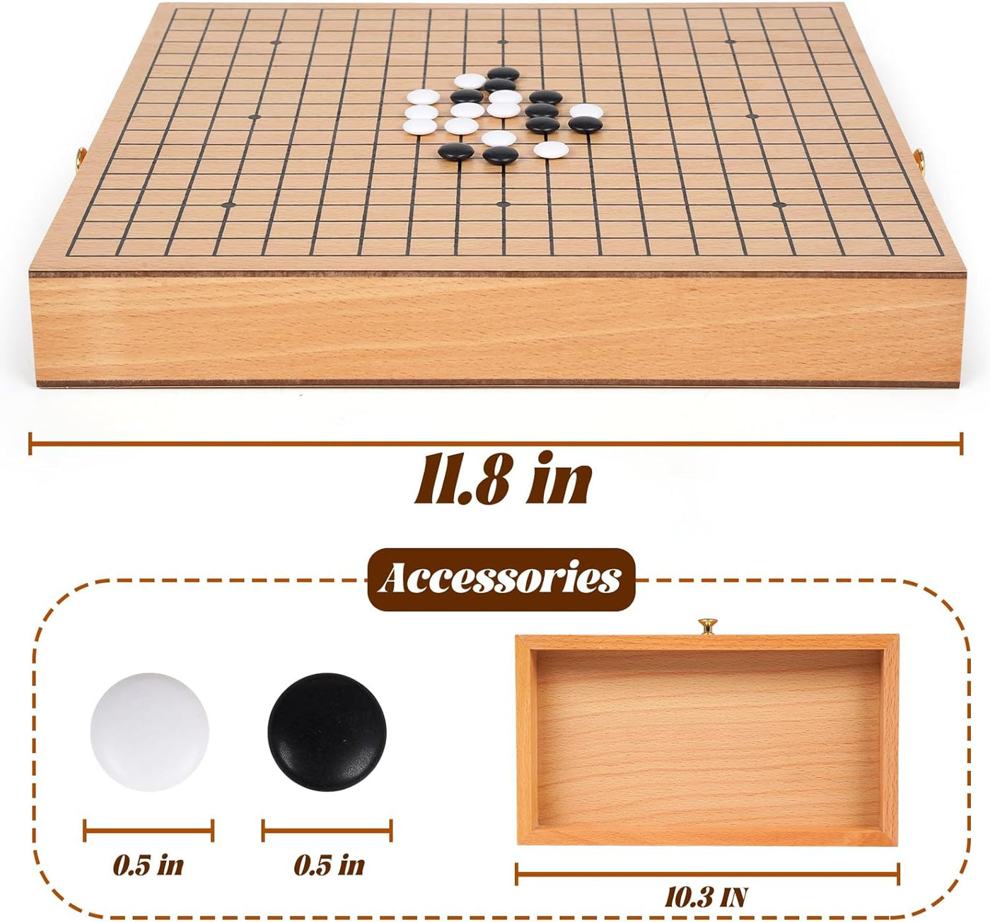Juego de Mesa Madera Tradicional 12"