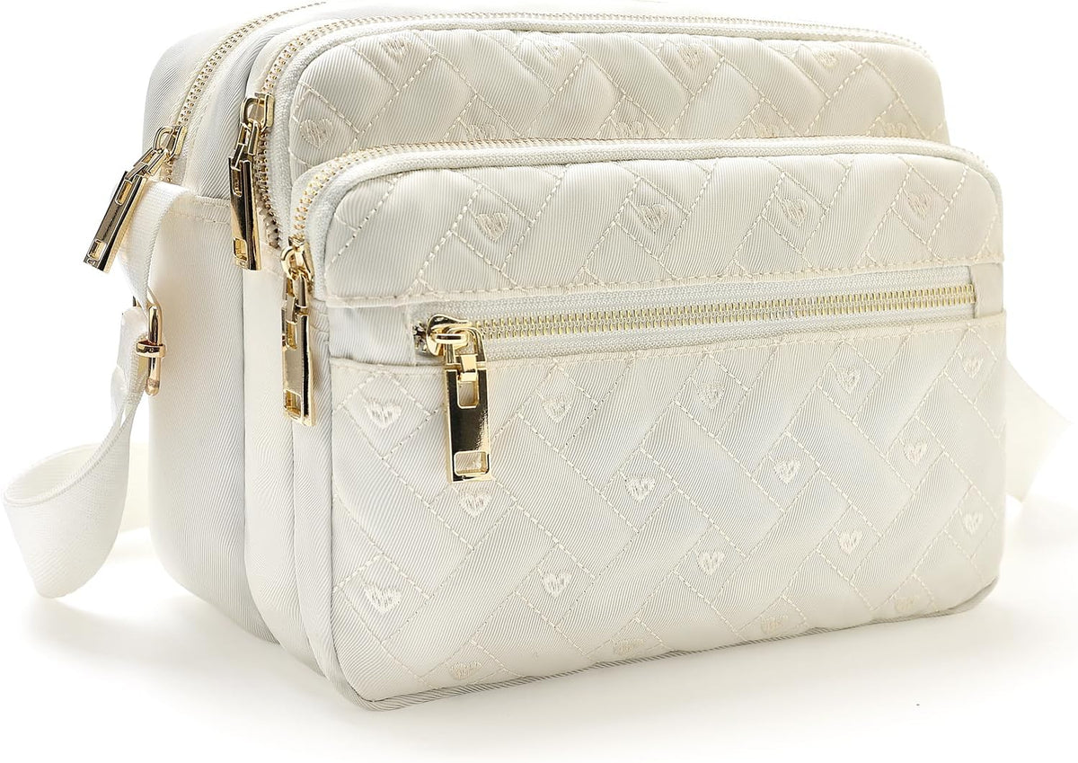 Bolsos cruzados medianos de nailon para mujer, monederos cruzados d...