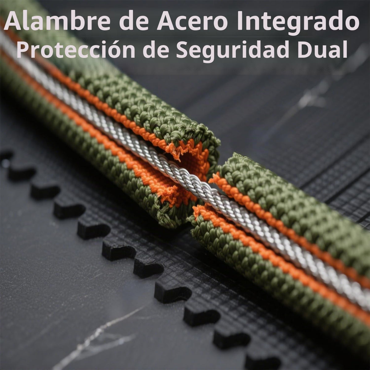 Cuerda de escalada de alambre de acero integrado, cuerda de escalad...
