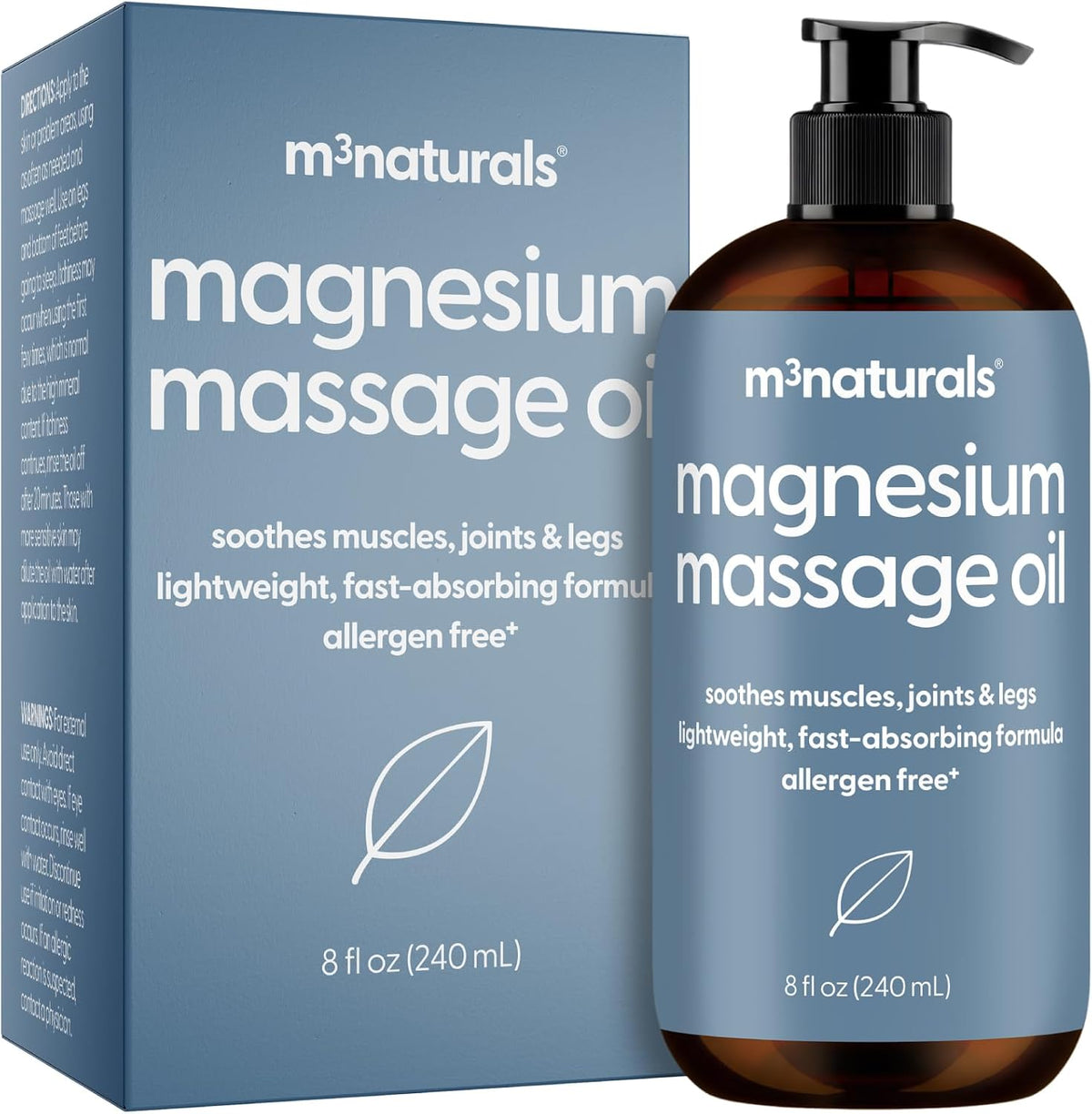 Aceite de masaje de magnesio para dolores musculares y calambres en...