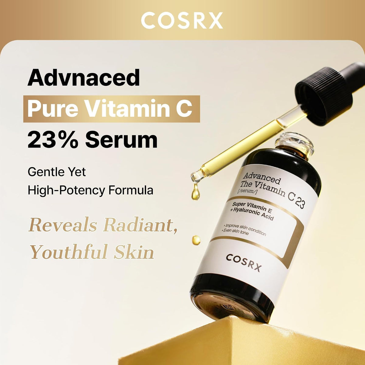 COSRX Suero de vitamina C puro al 23% para la cara con vitamina E |...