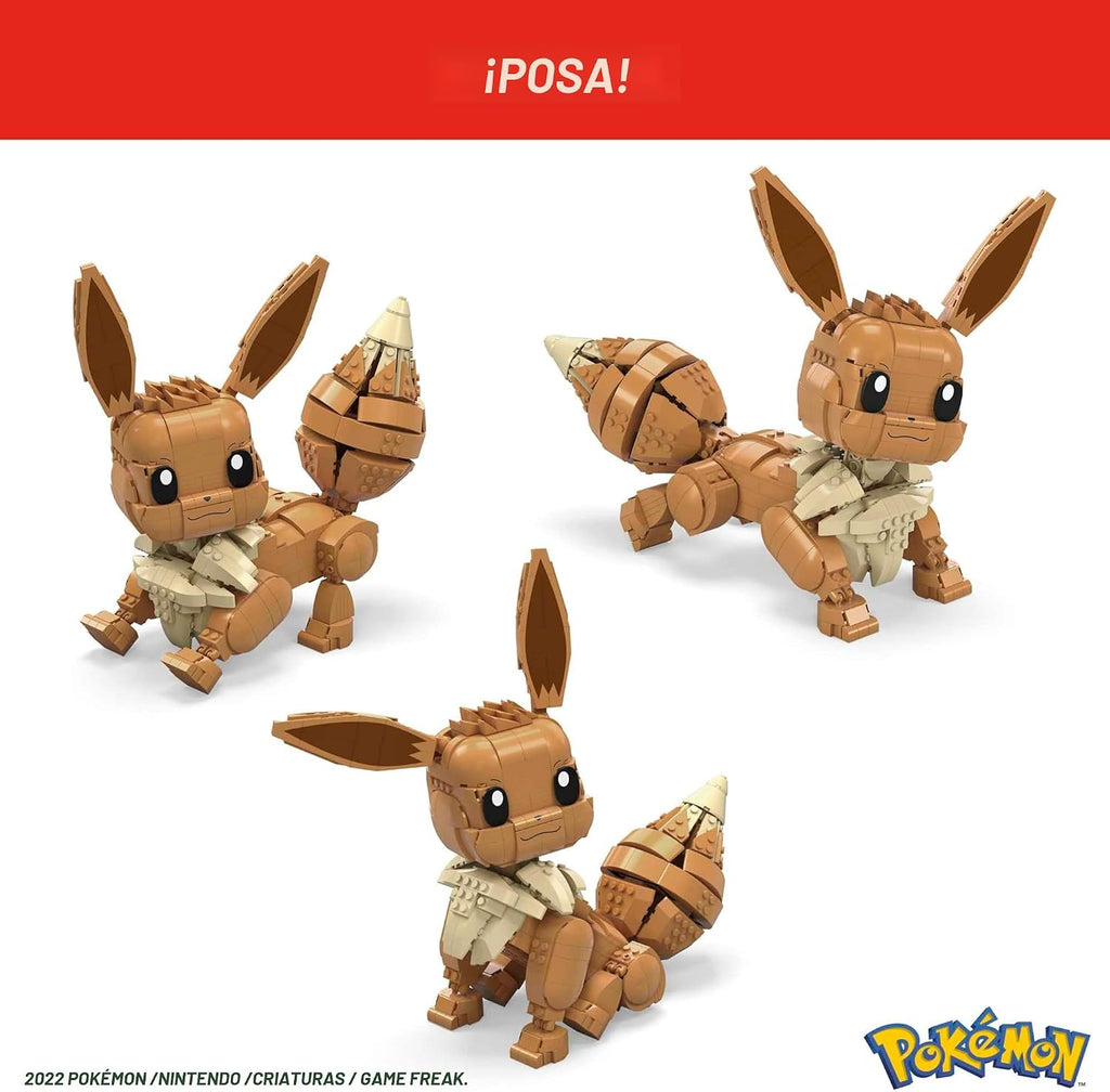 MEGA - Juego de juguetes de construcción Pokémon Jumbo Eevee con 82...