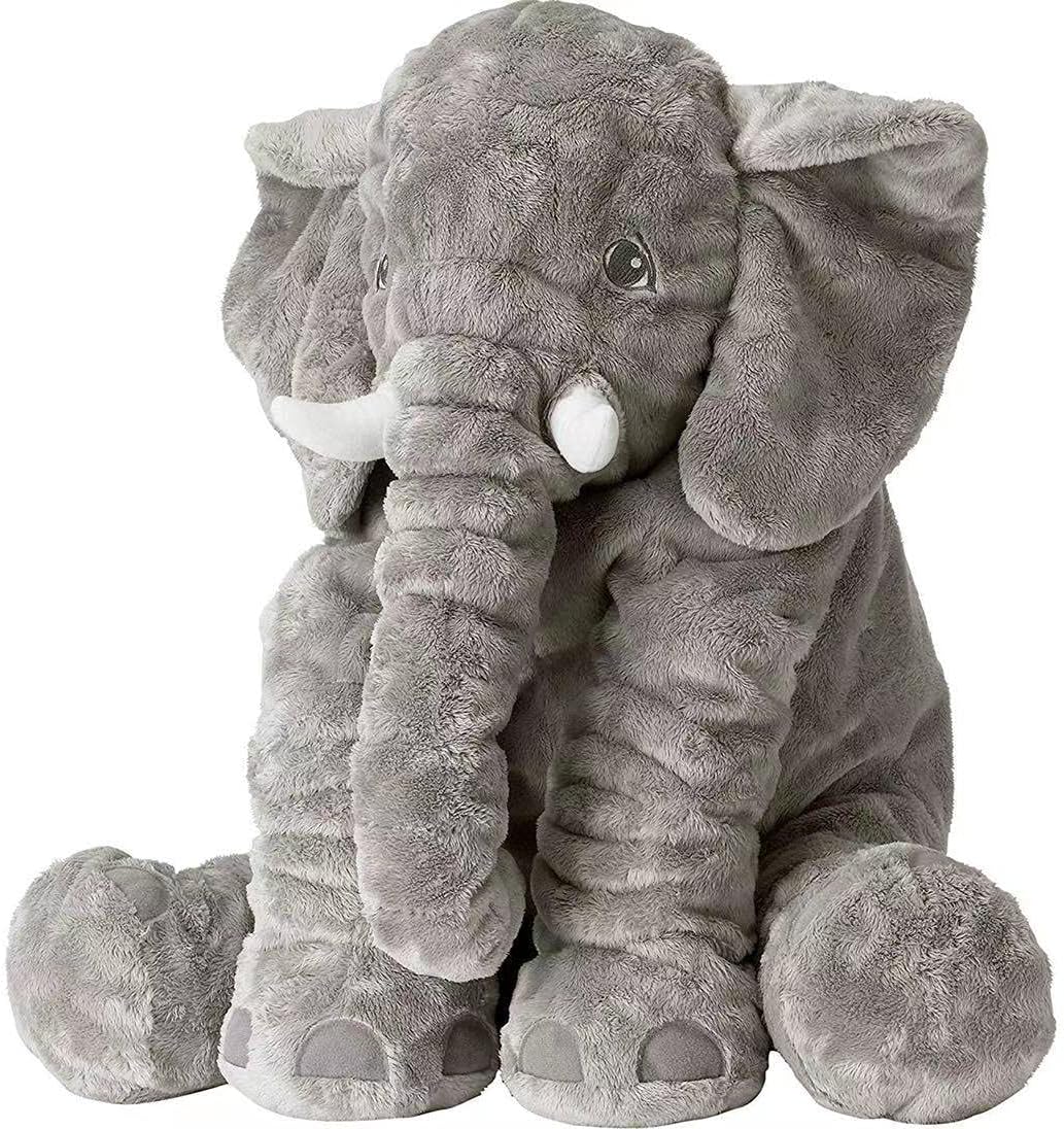 BOOJALOO Animales de peluche gigantes, elefante, peluche de 24 pulg...