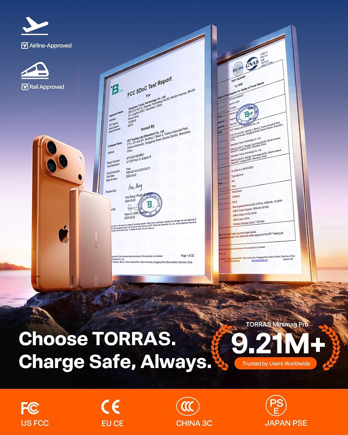 TORRAS MiniMag Pro - Cargador portátil portátil, batería magnética...