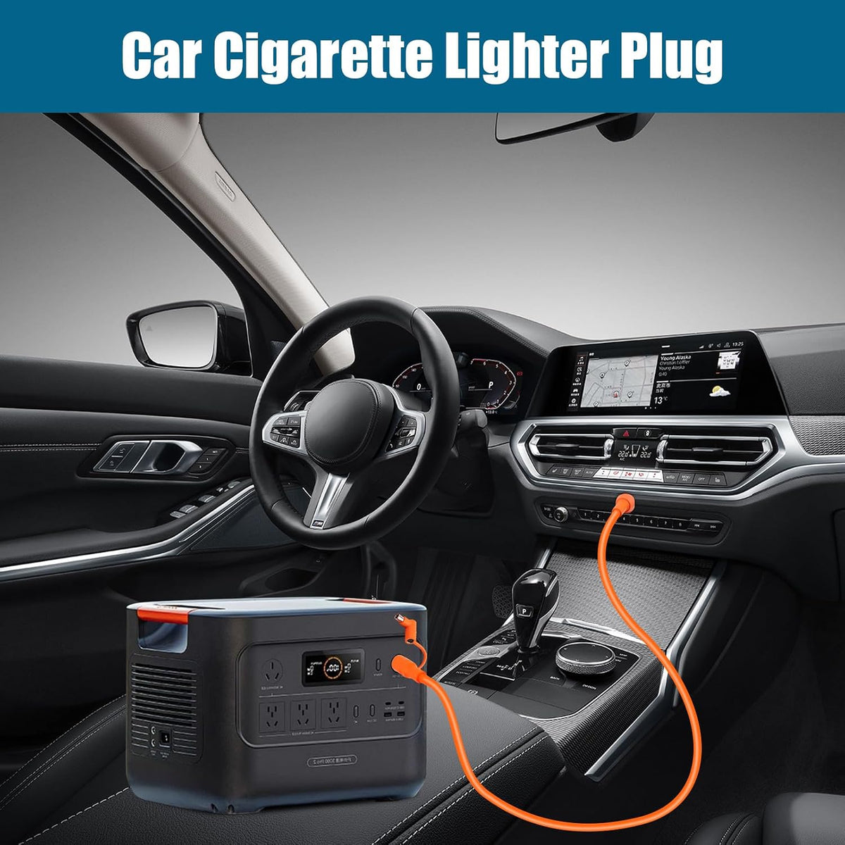Cable de carga para encendedor de cigarrillos de automóvil de 12 V\...