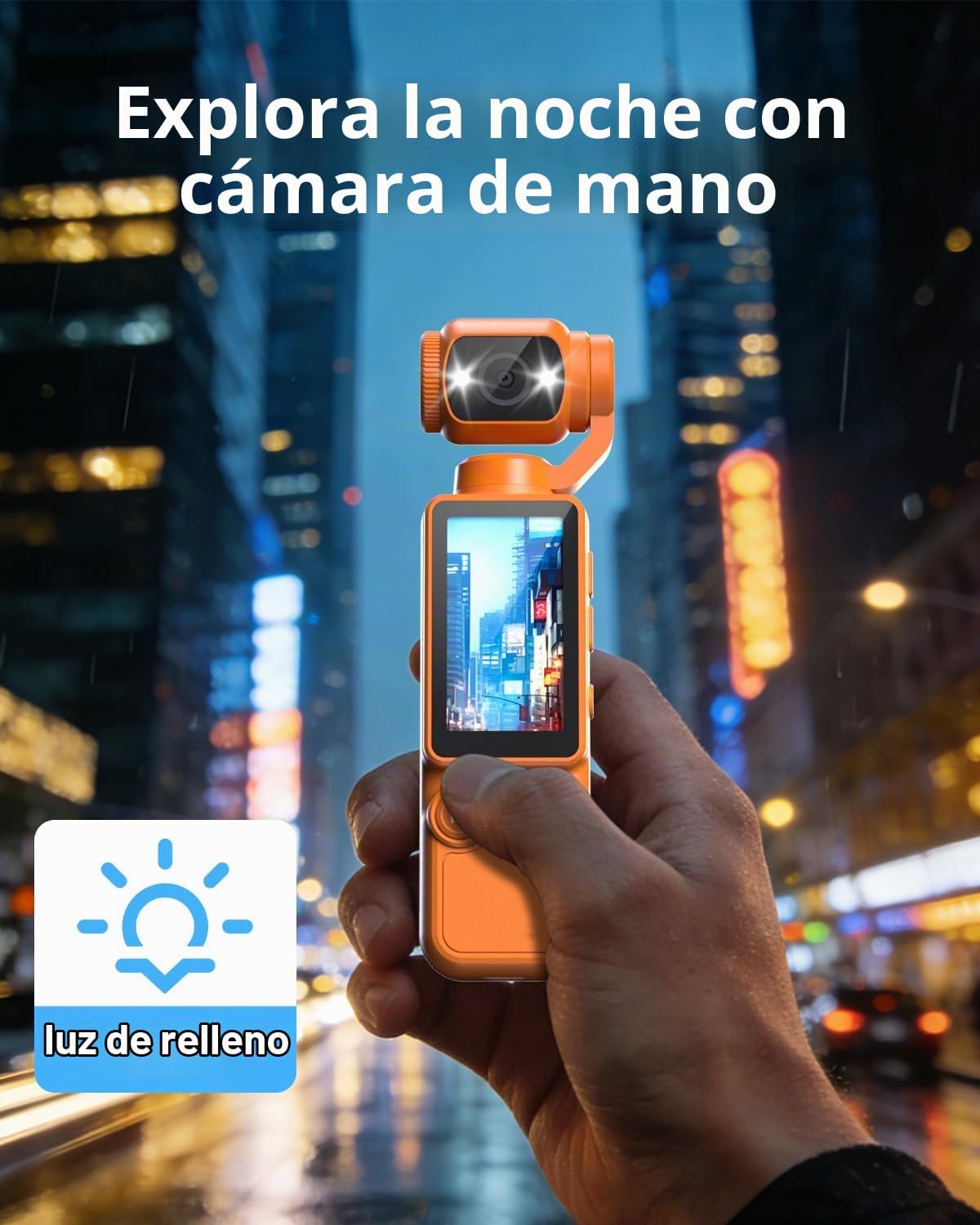 CGXUED Cámara Vlogging, Mini Videocámara, Cámara de Video Portátil...