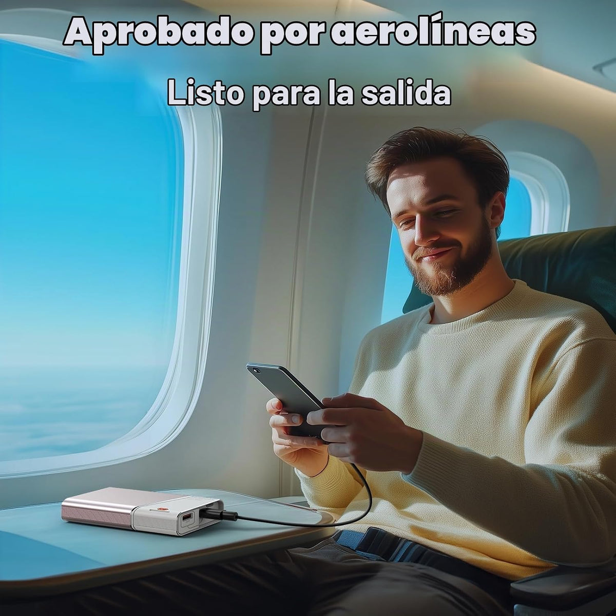 Aaoyun Cargador portátil de 20000 mAh, banco de energía de carga rá...