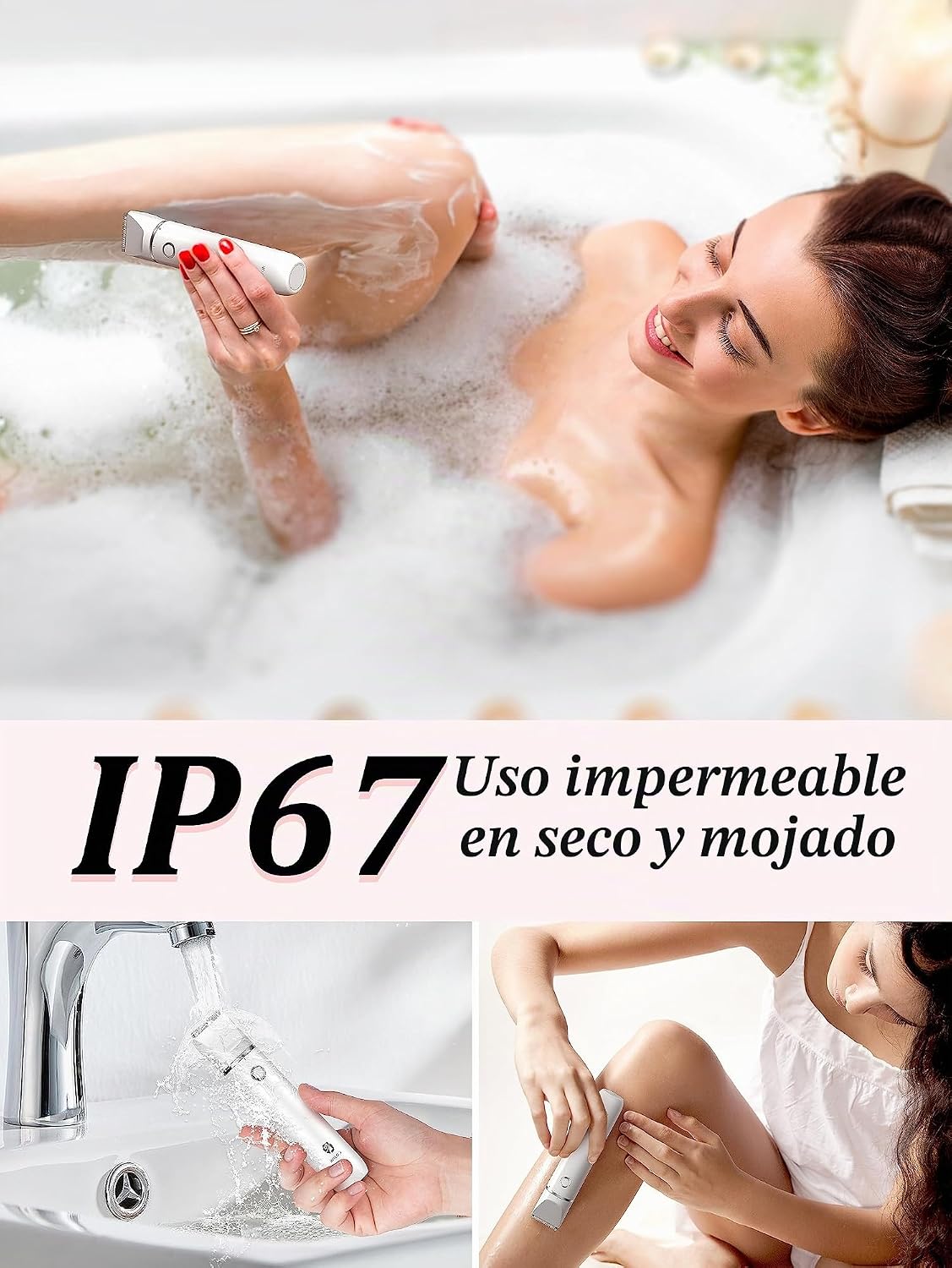 Kit de recortadora y afeitadora de bikini Cayzor para mujer - 2 en...