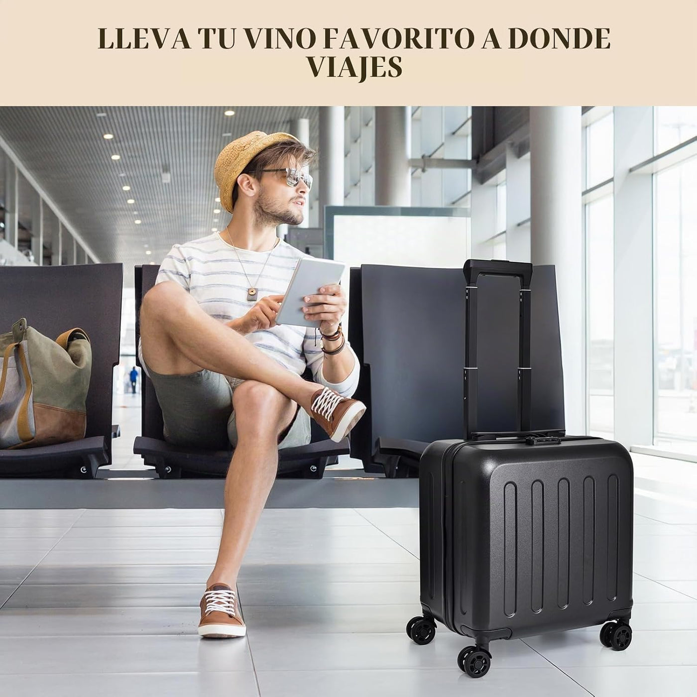Wine Luggage - Maleta de vino aprobada por aerolíneas de 6 botellas...