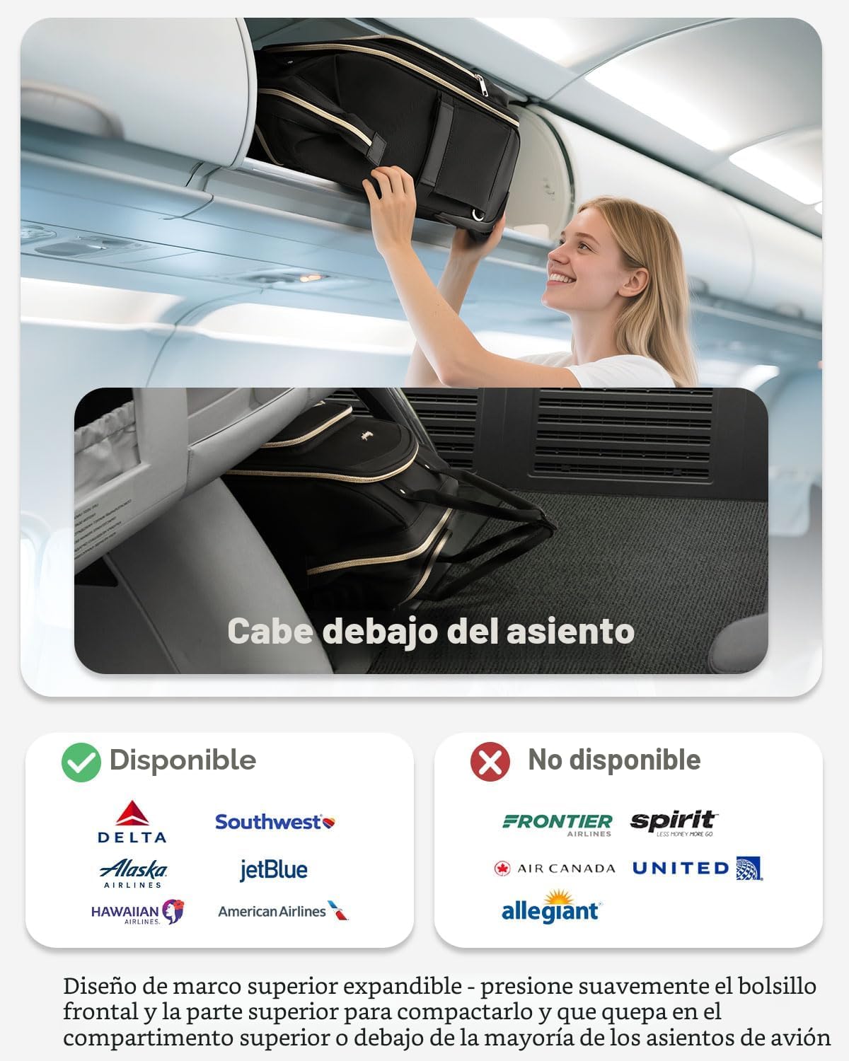 Arcoyard Mochila con ruedas para mujer, mochila de viaje de 16 pulg...