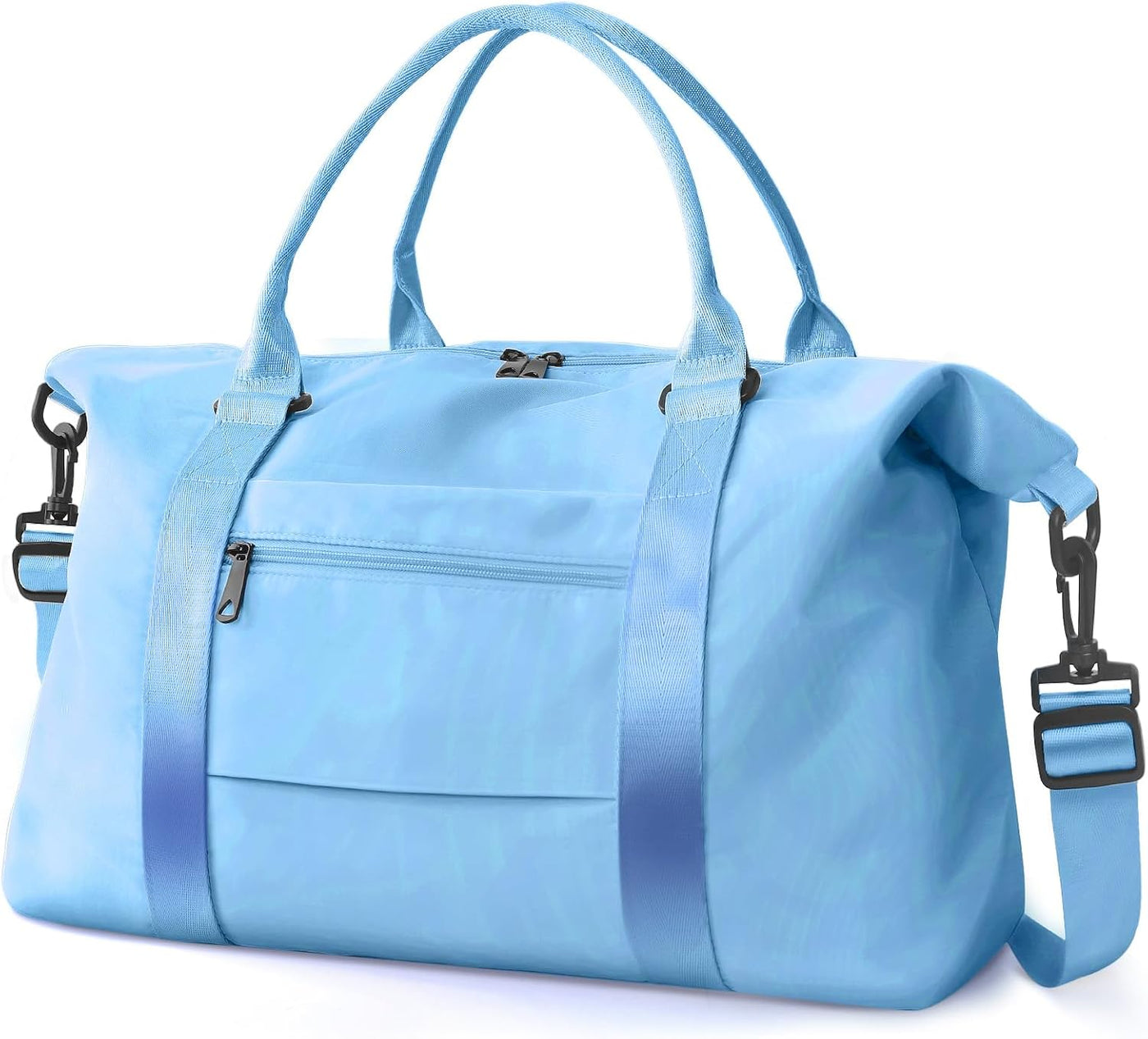 Bolsa de viaje de lona, bolsa de fin de semana impermeable, bolsa d...