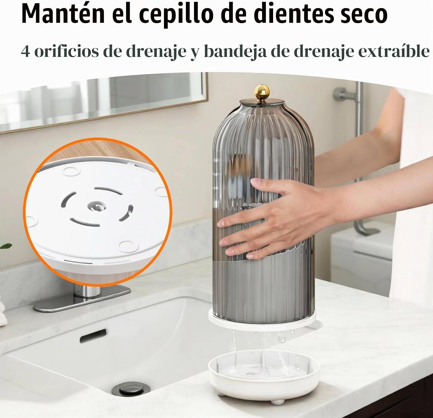 Soporte para utensilios en forma de jaula de pájaros con tapa, orga...