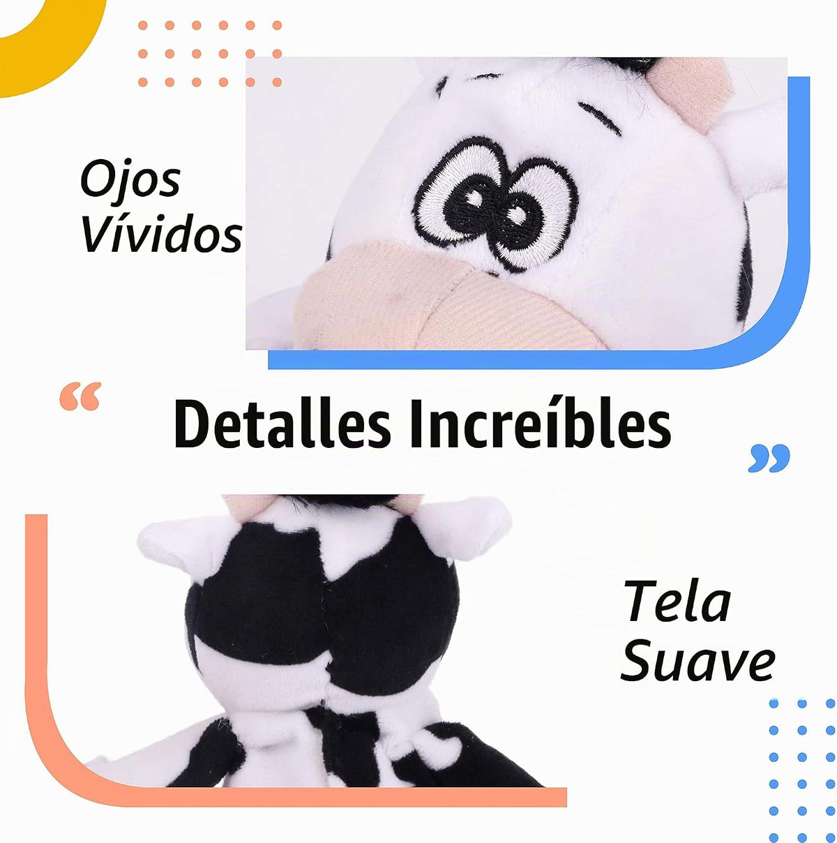 Hopearl Vaca que habla y canta, repite lo que dices caminando, jugu...