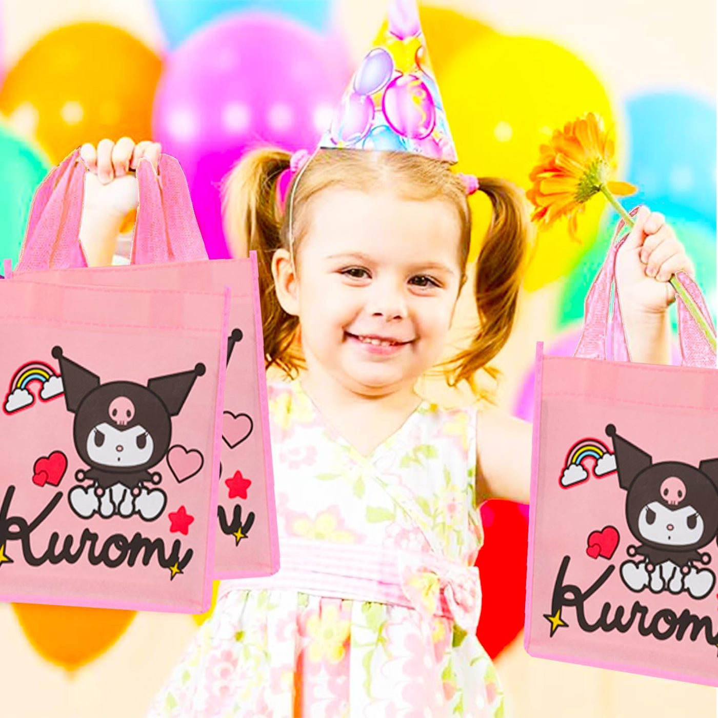 SANRIO Kuromi - Juego de bolsas de recuerdo de fiesta, paquete con...