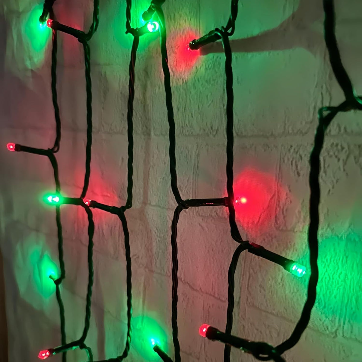 La secuencia de la Navidad del verde rojo extensible de los 75.8FT...