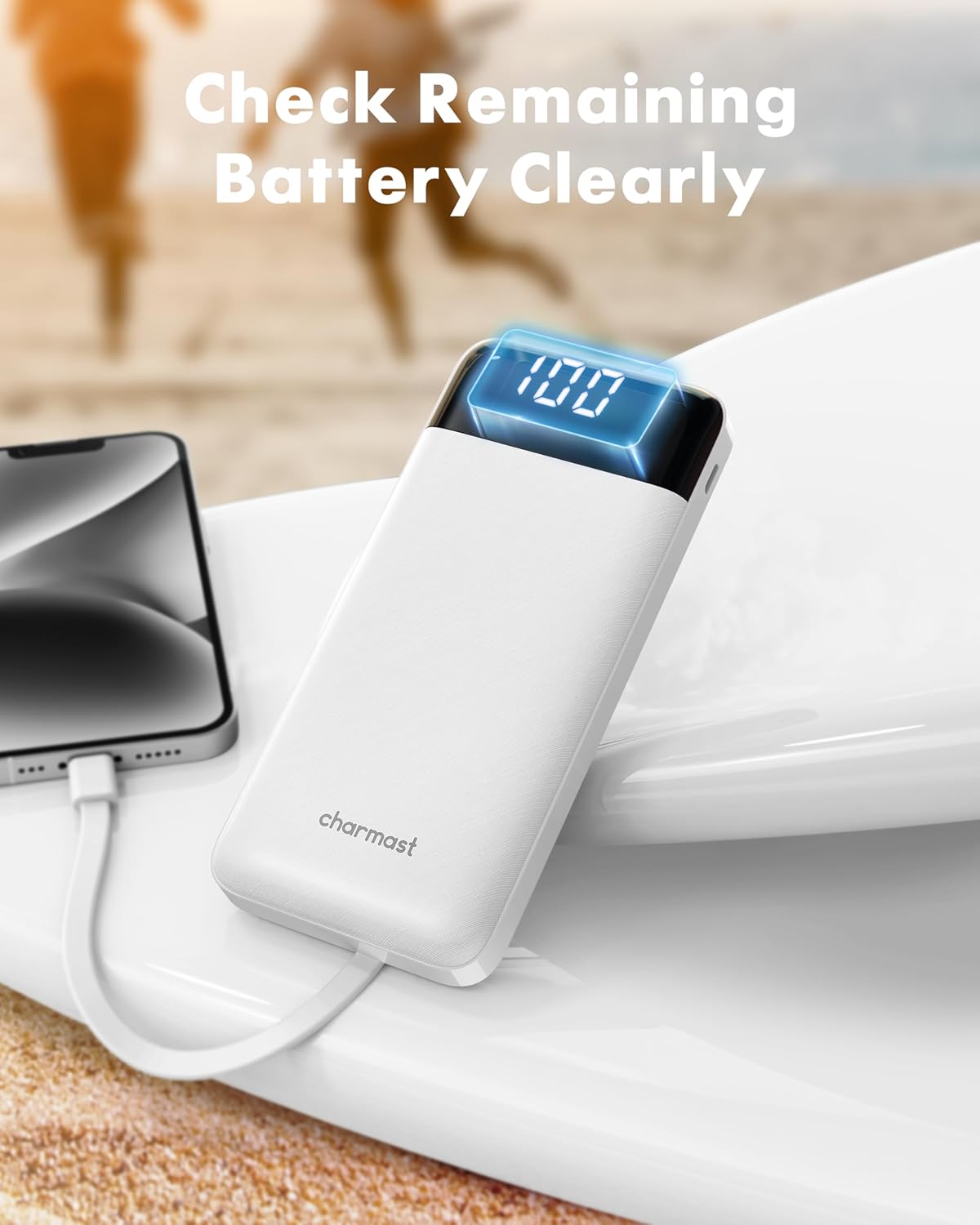 Cargador portátil charmast Power Bank con 4 cables incorporados ref...