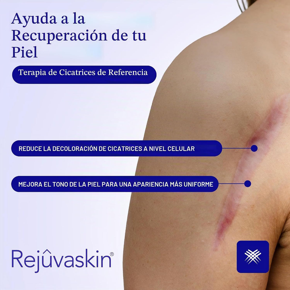 Rejuvaskin Esthetique Crema para cicatrices con silicona, 23 ingred...