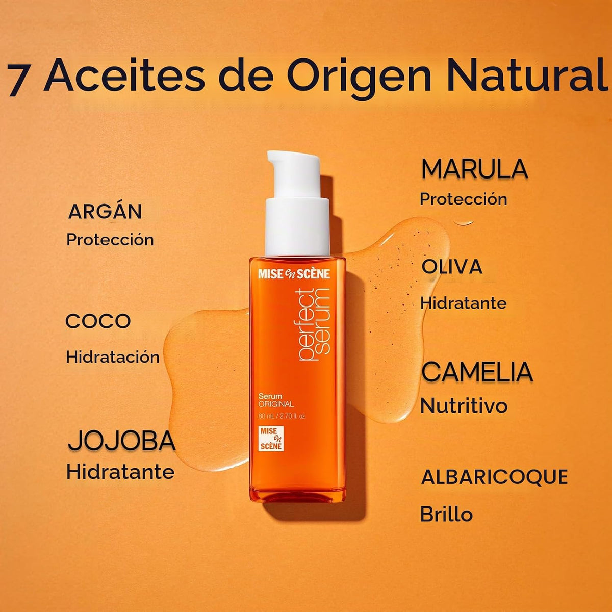 Mise En Scene Perfect Serum Original - Aceite para el cabello prote...