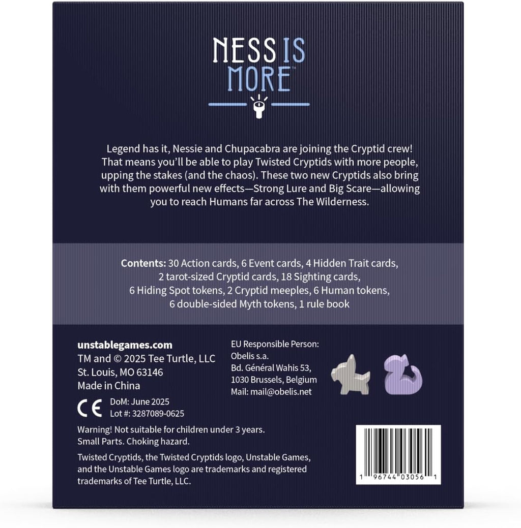 Unstable Games Twisted Cryptids Ness is More - Juego de estrategia...