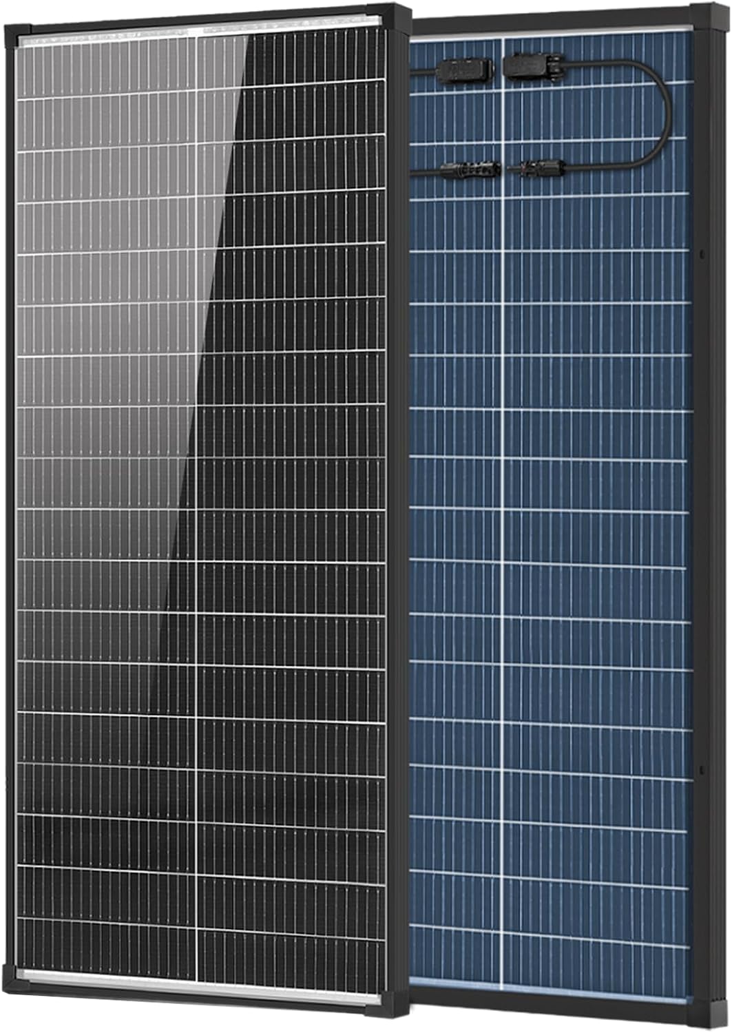 1000W biacial tipo N 18BB panel solar, 25.6% eficiencia 12V PV RV f...