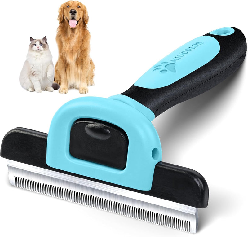 Cepillo para pelo y para acicalar perros y gatos, 4 x 4 pulgadas de...