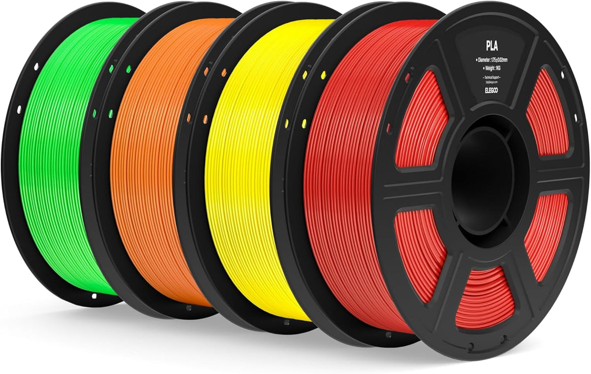 ELEGOO Filamento PLA 1.75mm Paquete de 4KG, Filamento para Impresor...