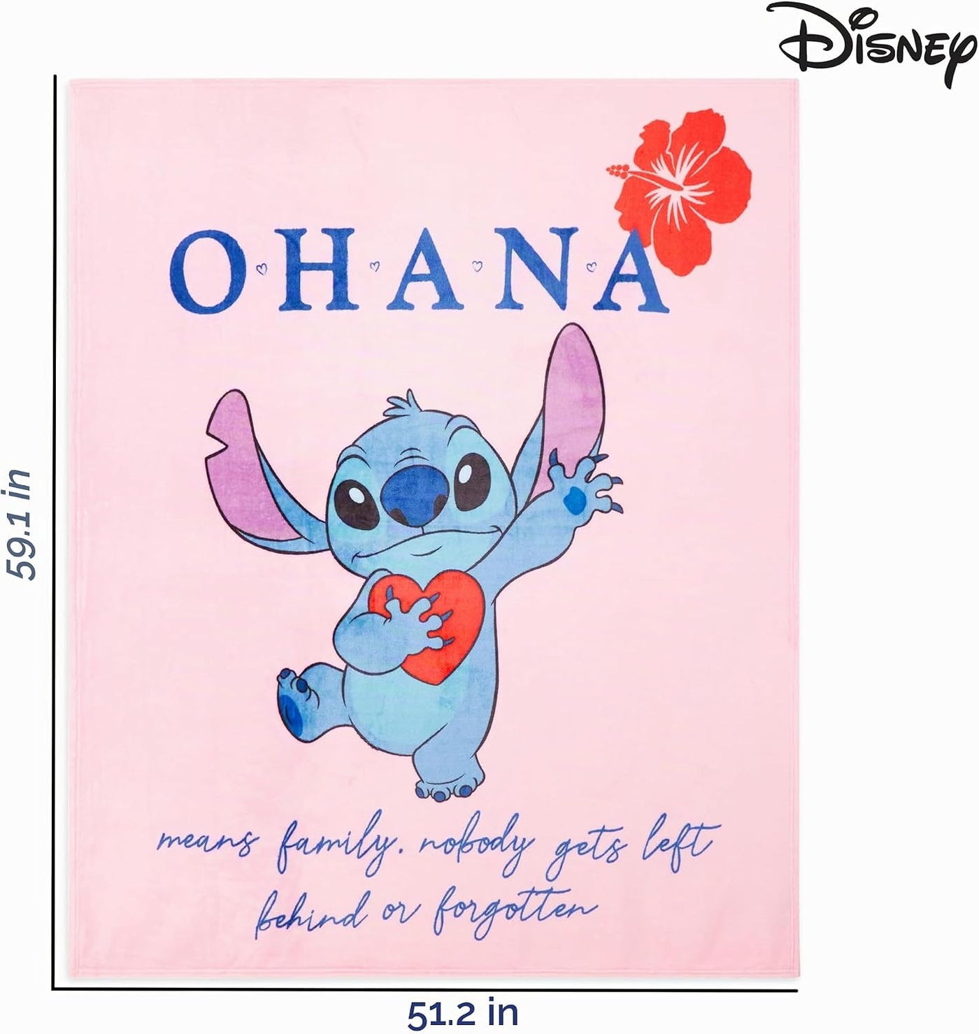 Disney Stitch Manta de Felpa Manta Suave de Forro Polar Accesorios...