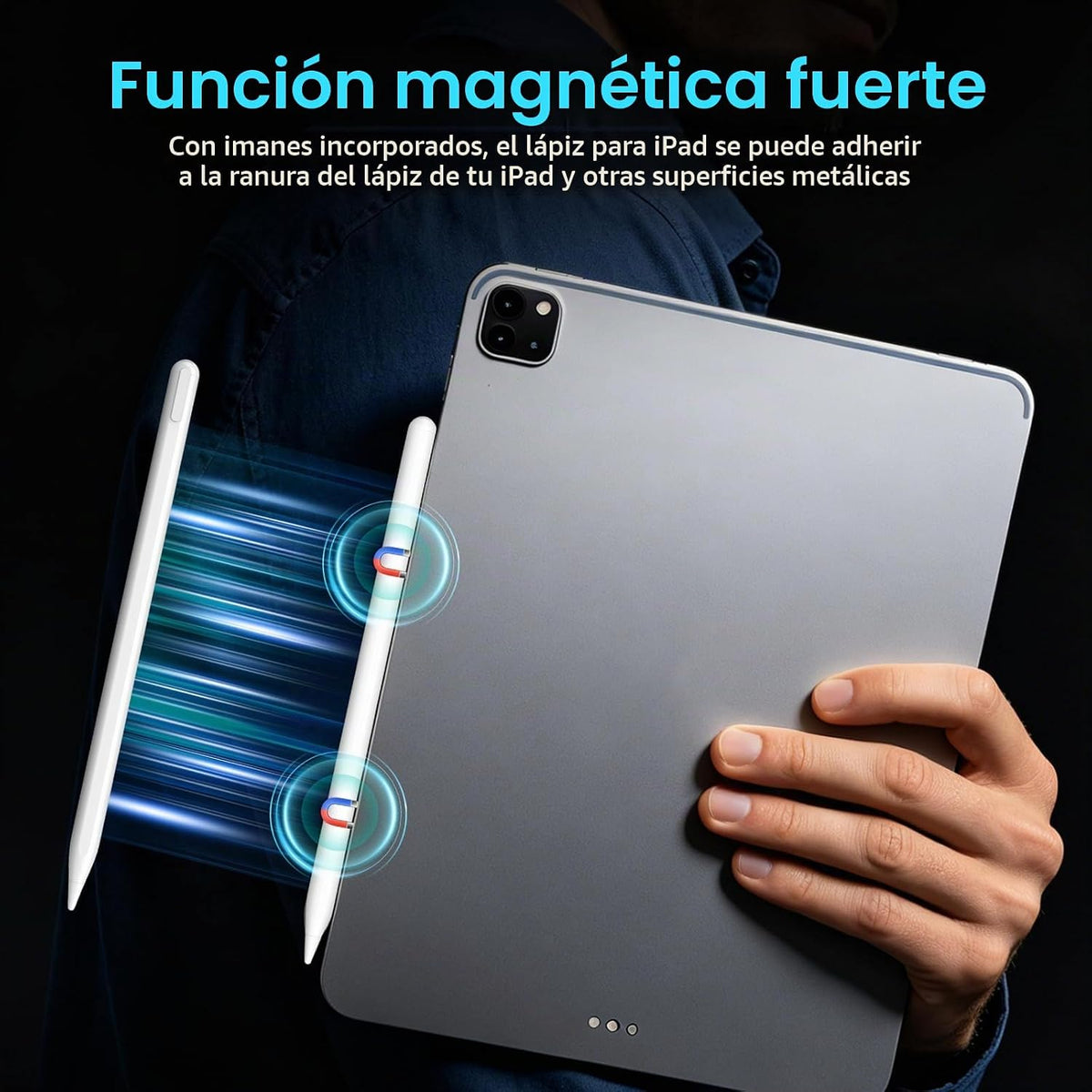 Lápiz óptico para iPad 2026-2018, batería larga de 35 horas, rechaz...
