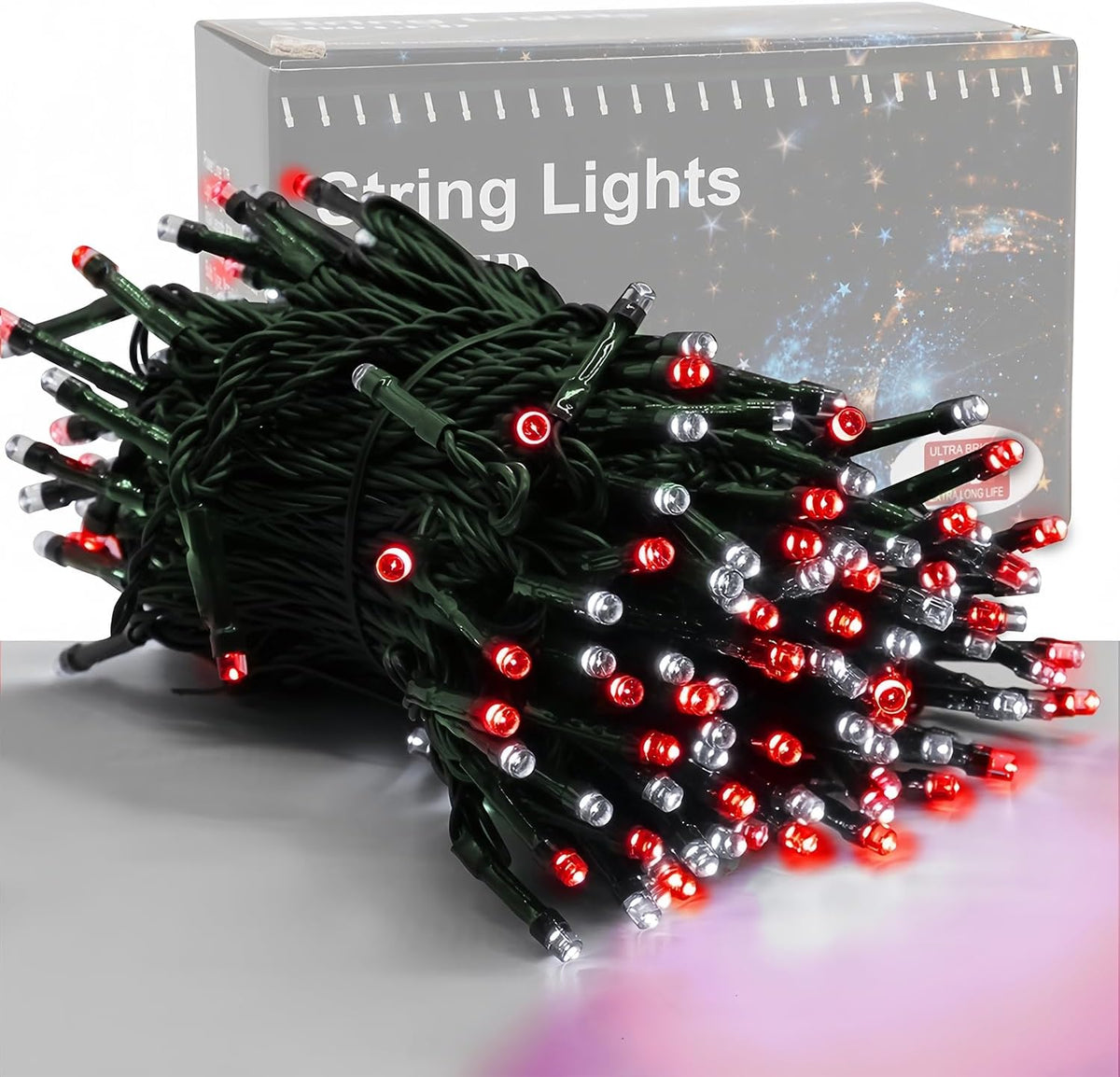 HOME LIGHTING Mini luces decorativas de San Valentín, 200 luces LED...