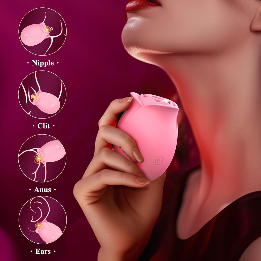 Gasevimo Vibrador de juguete sexual rosa para mujeres, control de a...
