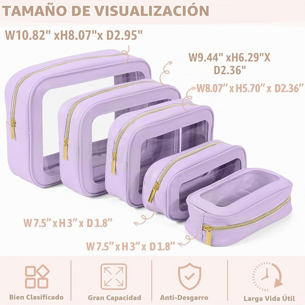 YOPCDJ Juego de 5 bolsas organizadoras para pañales, bolsa de aseo...