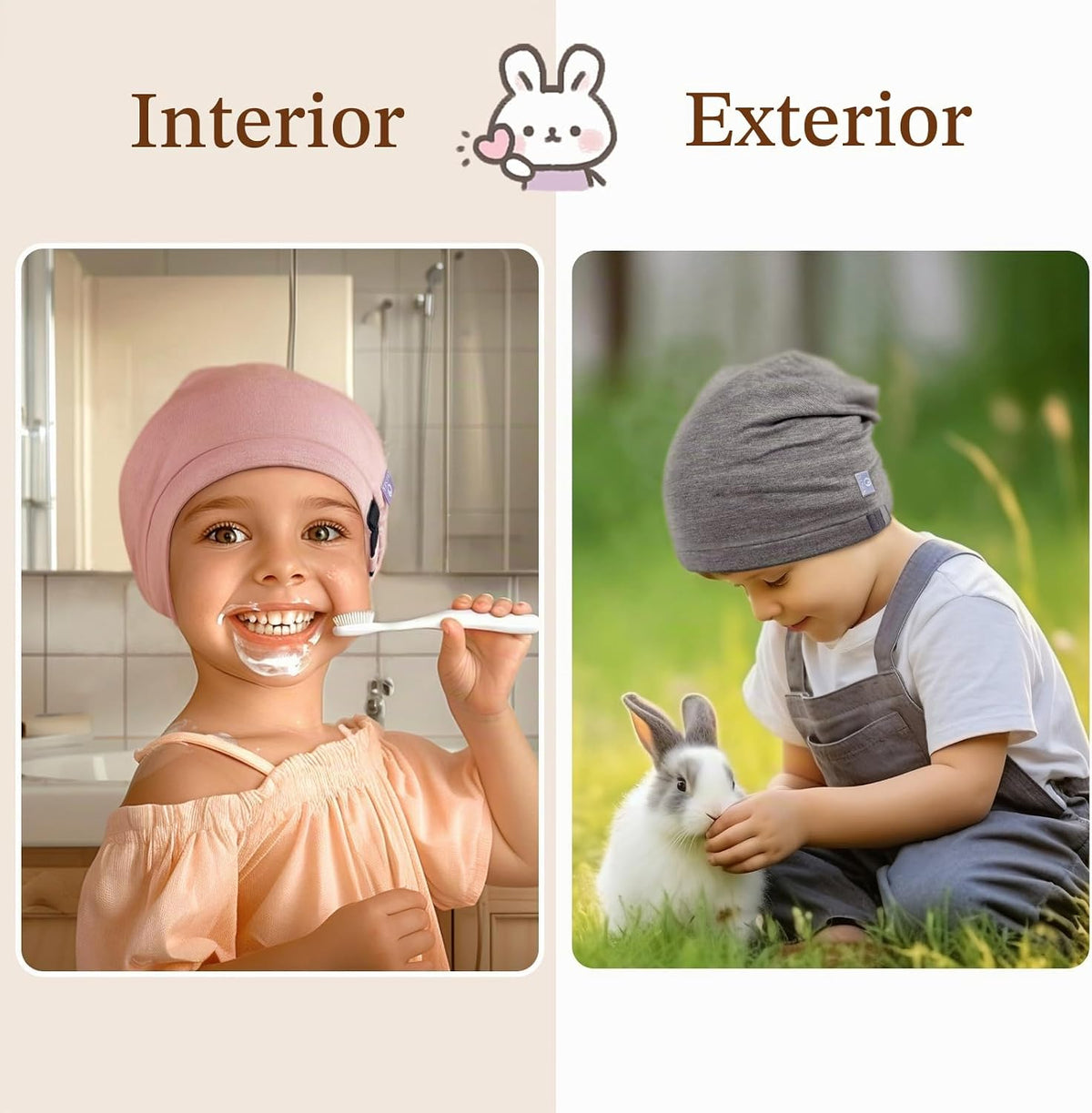 OLESILK Gorro de bebé de seda 6-12 meses: 100% seda de morera y mod...