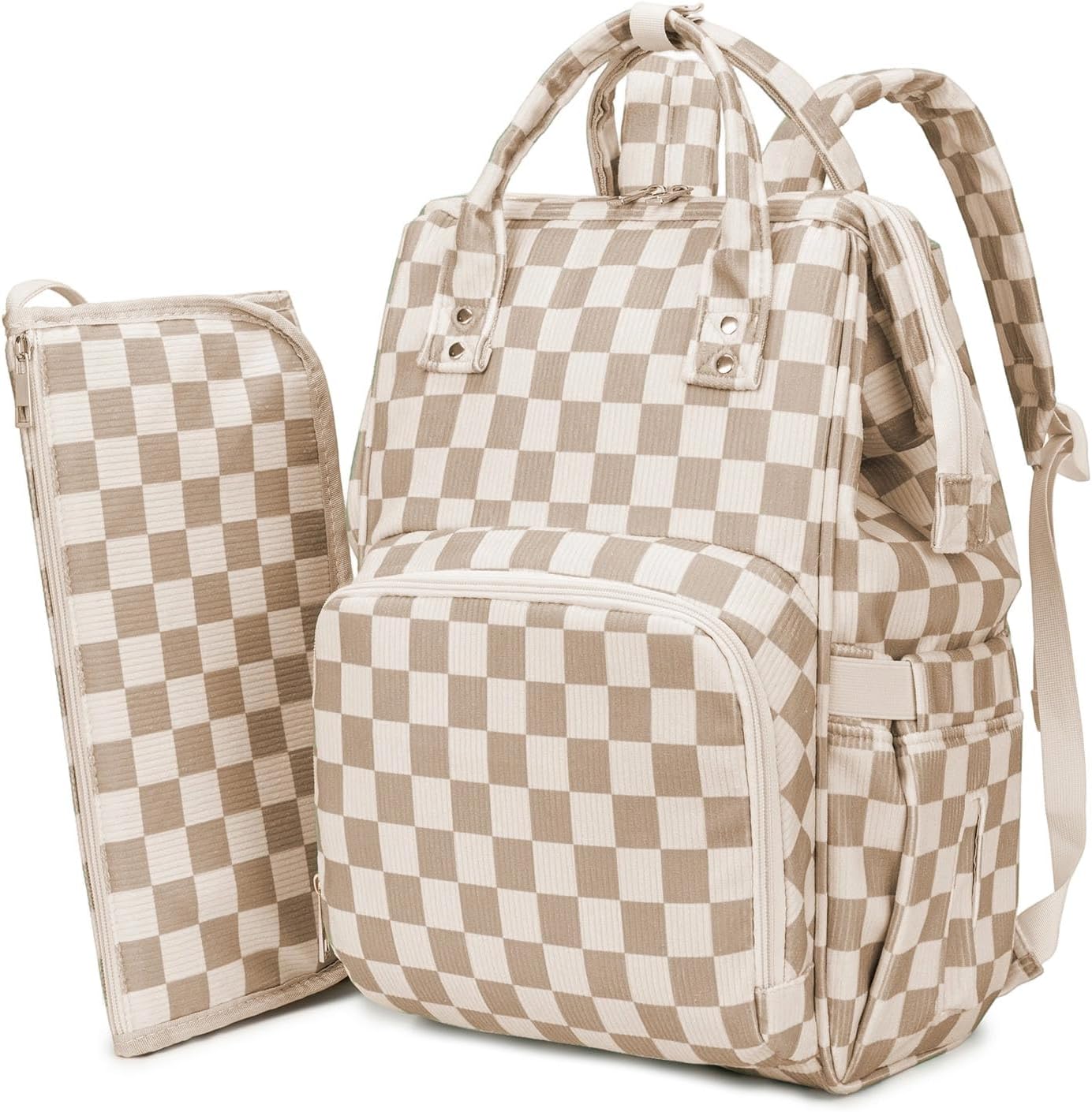 Mochila para pañales para mamá, bolsa de viaje de gran capacidad pa...