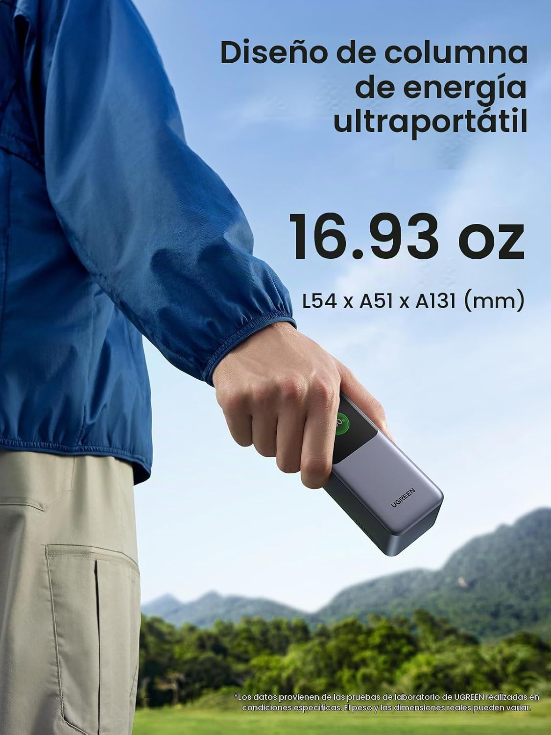 UGREEN Nexode 20000mAh 130W portátil PD Power Bank para MacBook Pro...