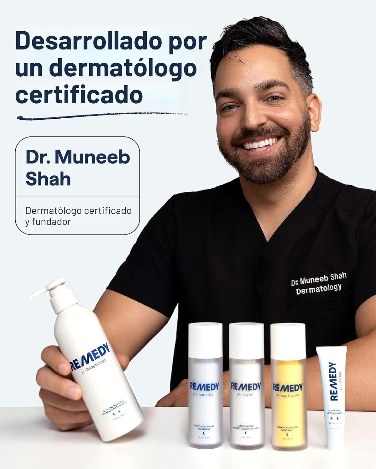 Remedio El trío Super Stack | Sistema dirigido de 3 piezas | Mancha...