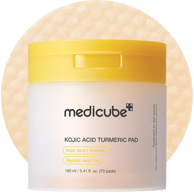 medicube Almohadillas de Tóner - Ácido Kójico y Cúrcuma