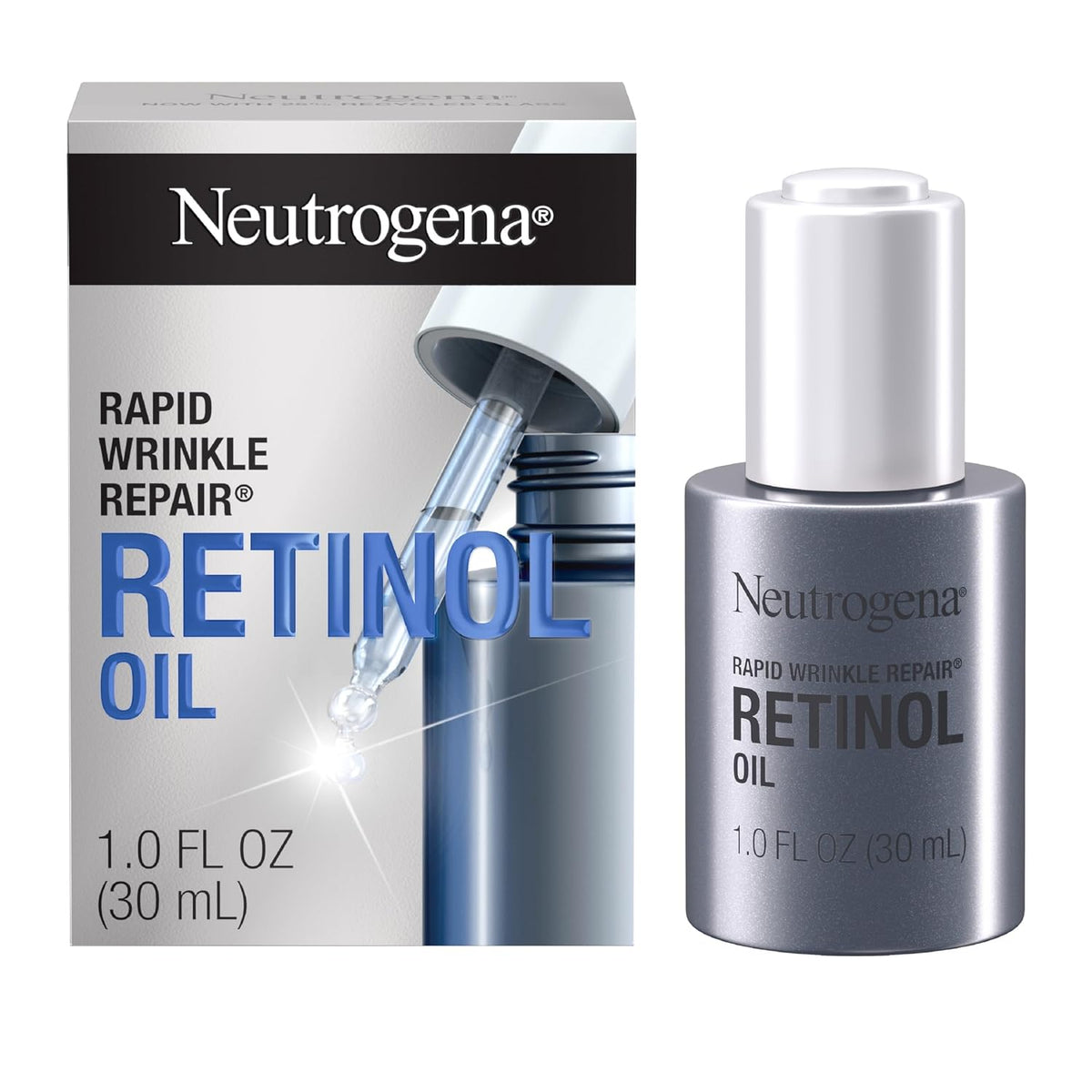 Neutrogena Aceite facial de retinol de reparación rápida de arrugas...