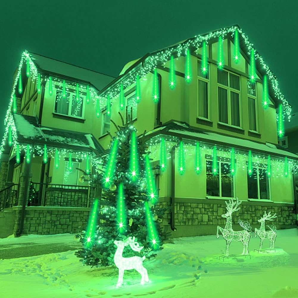Weepong Luces de Halloween para exteriores, luces de Navidad de llu...