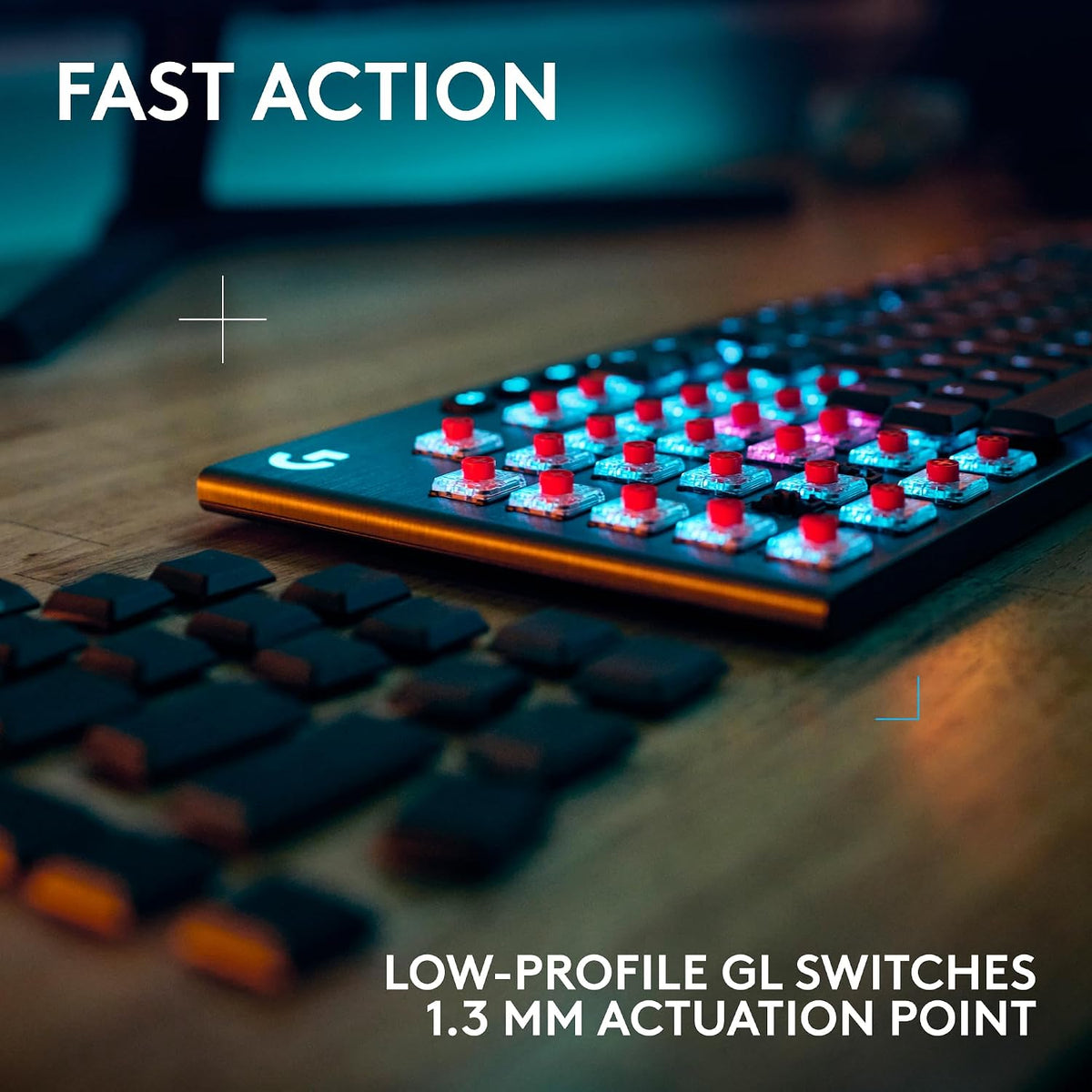 Logitech G915 X Lightspeed Teclado inalámbrico para juegos (Clicky)...