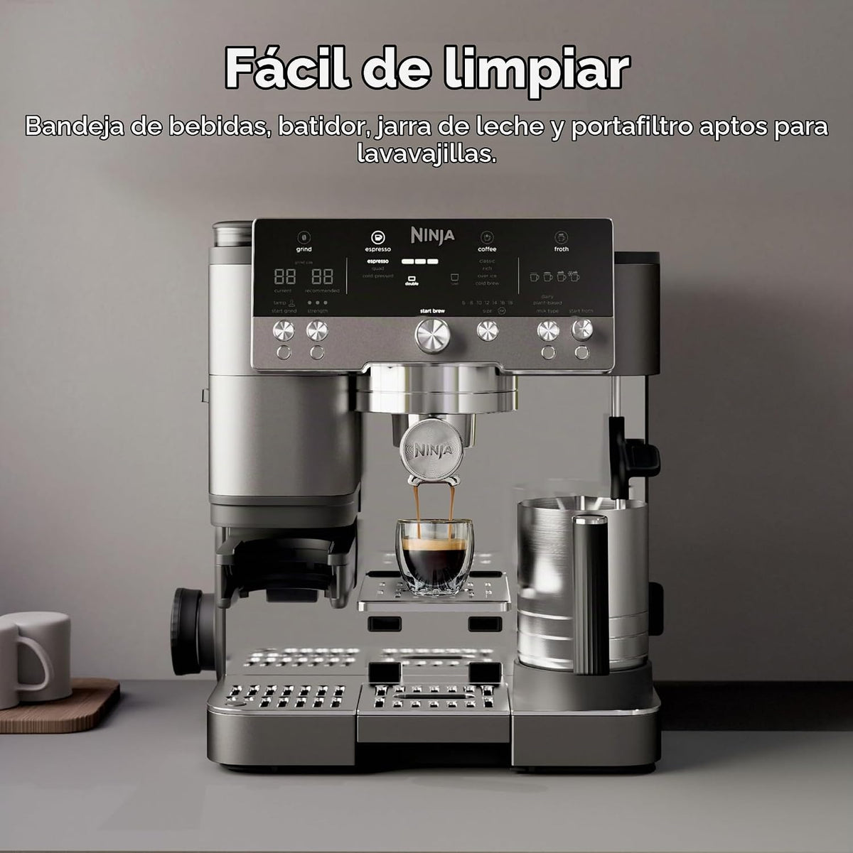 Ninja Luxe Cafe Premier Series, Máquina de Espresso, Café por Goteo...
