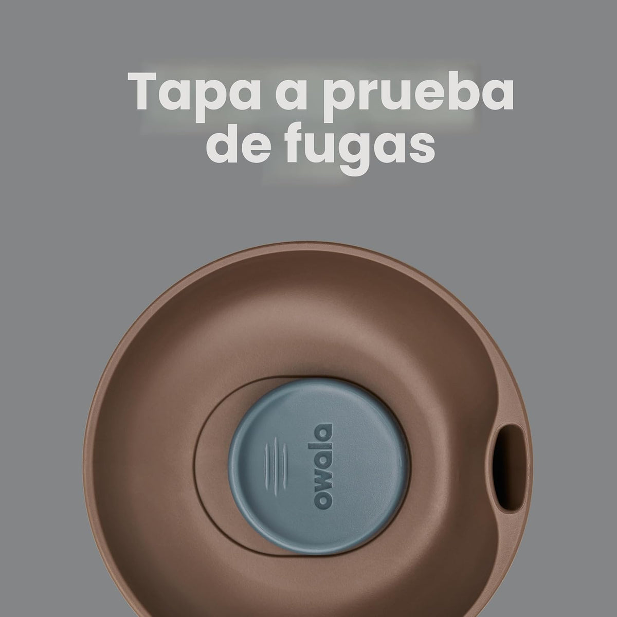 Owala SmoothSip Slider - Vaso de café aislado de acero inoxidable,...
