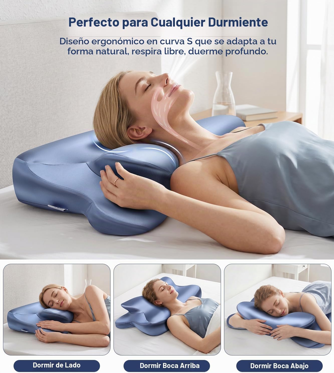 Almohada de espuma viscoelástica de gel de enfriamiento 2026, almoh...