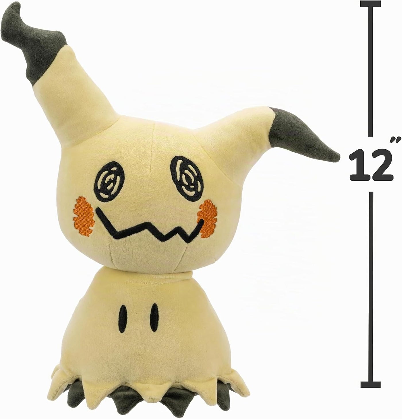 Pokemon Mimikyu - Peluche suave de 12 pulgadas con detalles auténticos