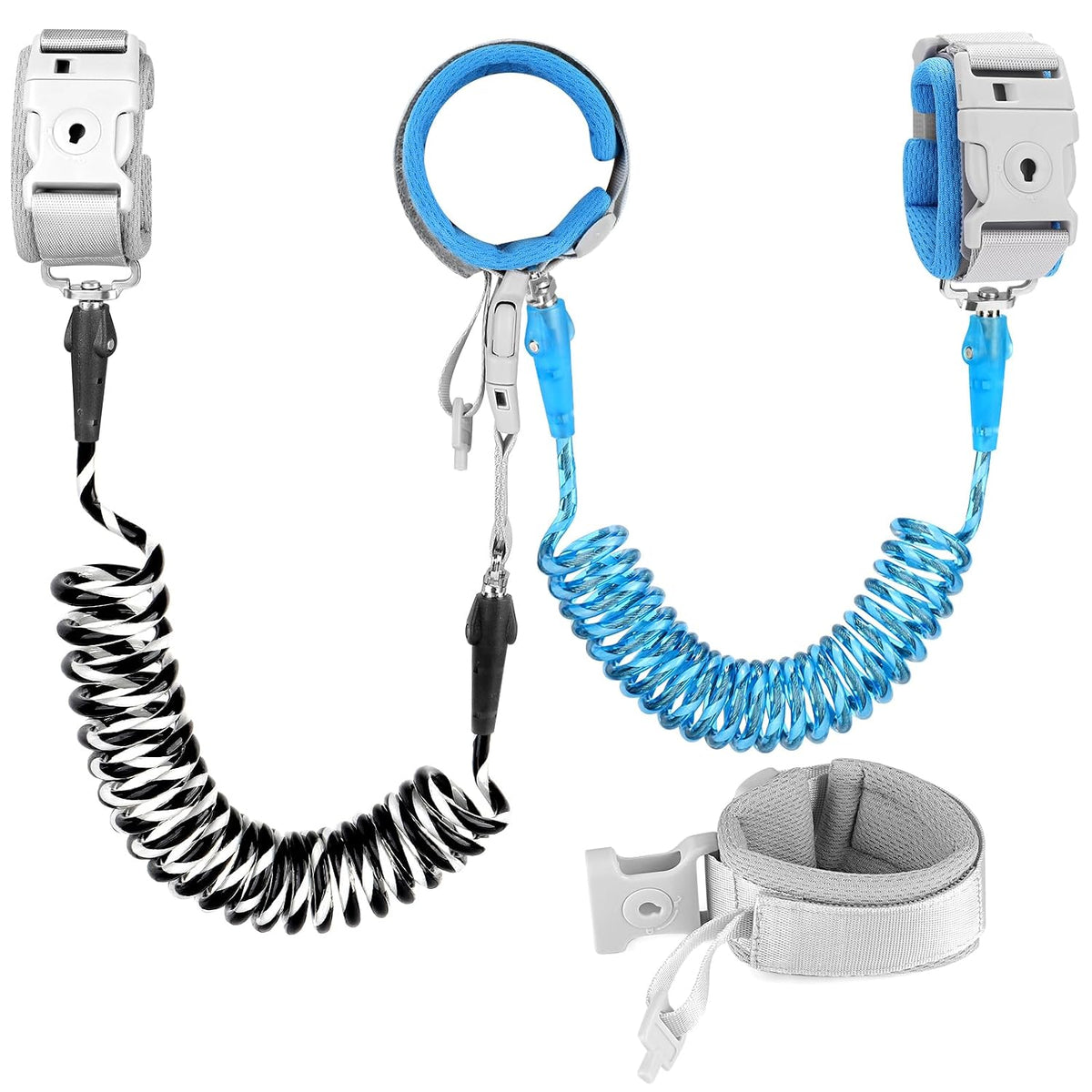 Accmor 2 en 1 muñequera antipérdida para niños pequeños, paquete de...