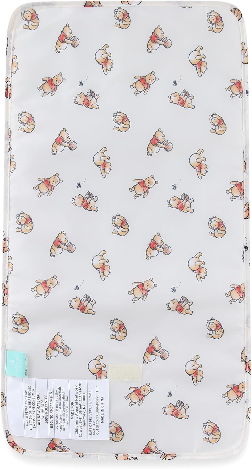 Disney Winnie the Pooh Mochila multifuncional para pañales con camb...