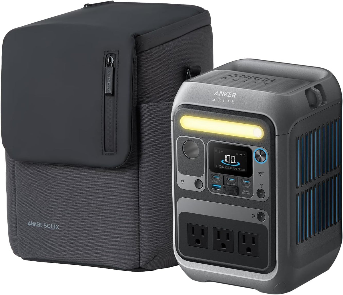 Anker SOLIX C300 - Estación de energía portátil con bolsa protector...