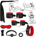 BDSM Bondage Kit de juguetes sexuales, 8 piezas, juego de bondage s...