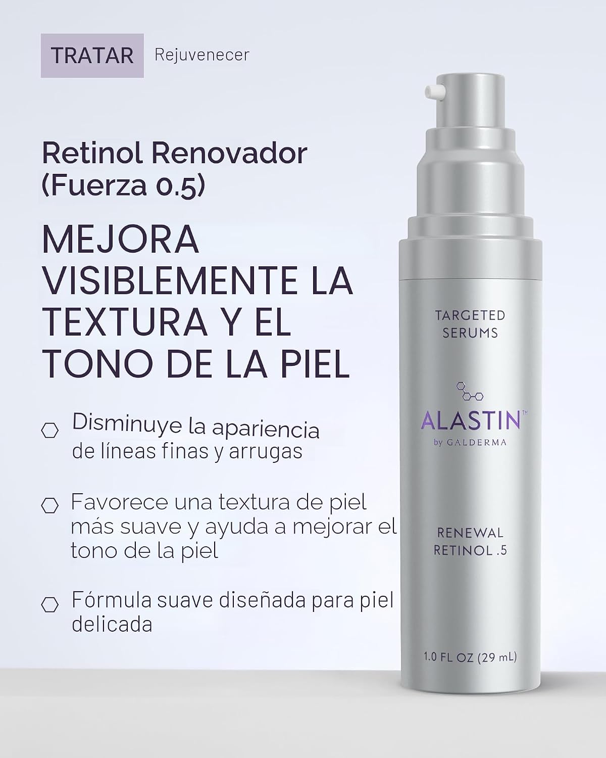 ALASTIN Skincare Suero de retinol de renovación (0.5 fuerza, 1.0 oz...